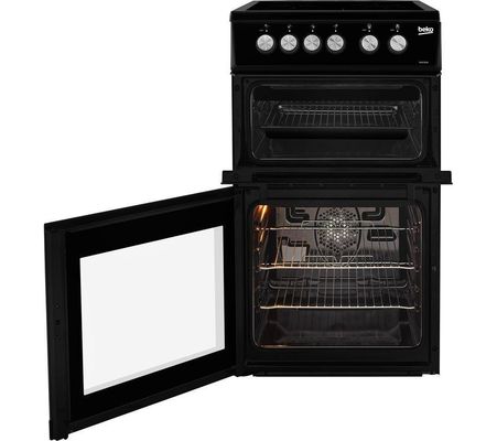 BEKO KDVC563AK 50 cm Electric Ceramic Cooker - Black, Black