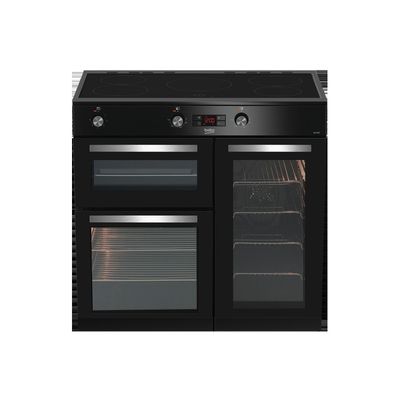 BEKO Pro KDVI90K 90 cm Electric Range Cooker - Black, Black