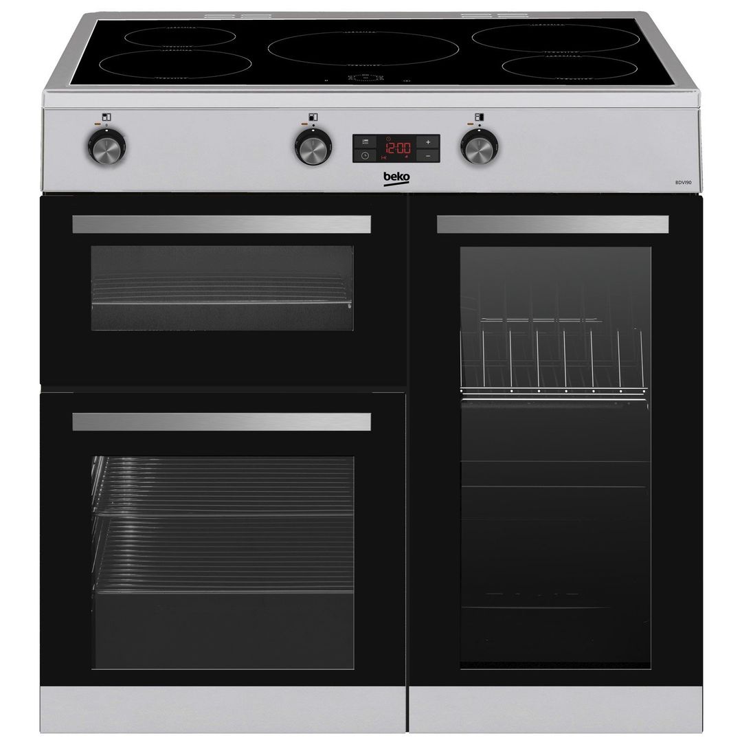 BEKO Pro KDVI90X 90 cm Electric Range Cooker - Stainless Steel, Stainless Steel - Image 1