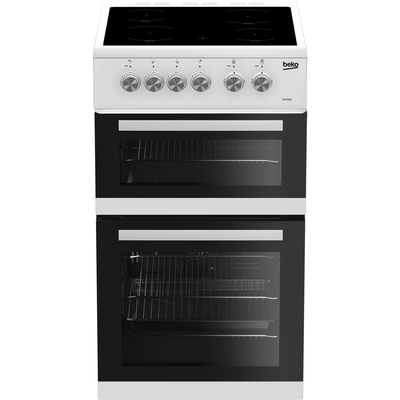BEKO KDVC563AW 50 cm Electric Ceramic Cooker - White, White - Thumbnail 2