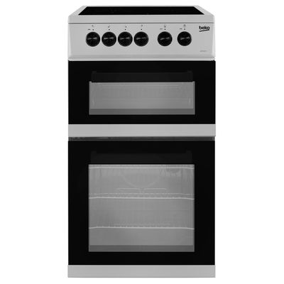 BEKO KDC5422AS 50 cm Electric Ceramic Cooker - Silver, Silver/Grey