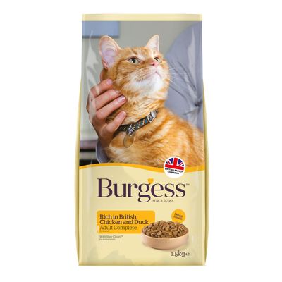 Burgess Adult Cat Food - Chicken and Duck