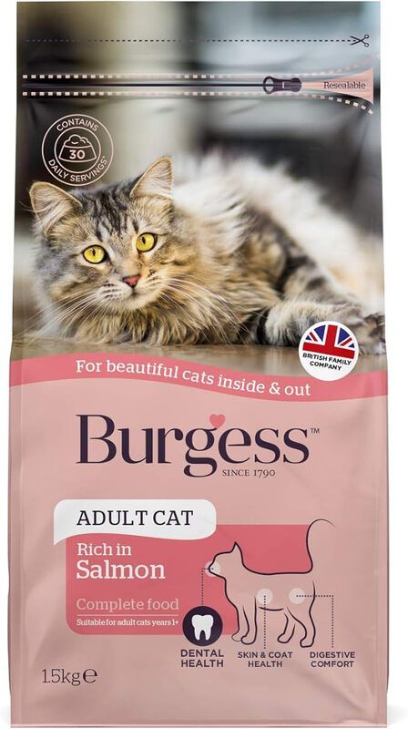 Burgess Adult Cat Food - Scottish Salmon - Image 1