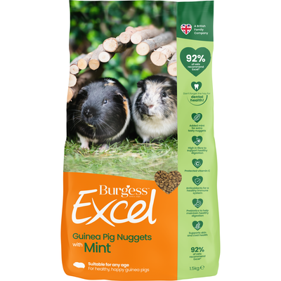 Burgess Excel Guinea Pig Nuggets - Mint