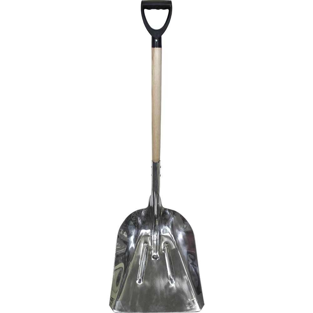 Faithfull RI34-SNWASSPYD Aluminium Grain Shovel Wood Handle - Image 1