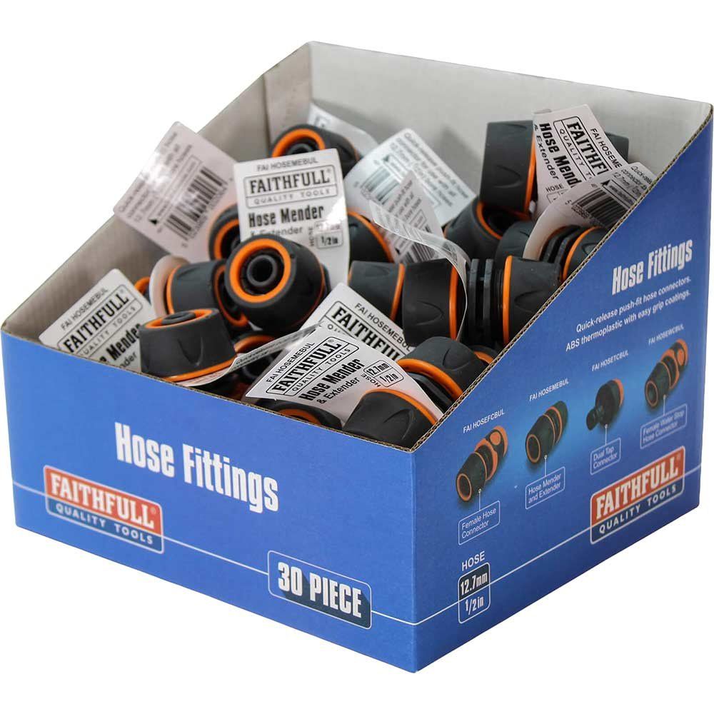 Faithfull YM5808E Plastic Hose Mender (Box 30) - Image 1