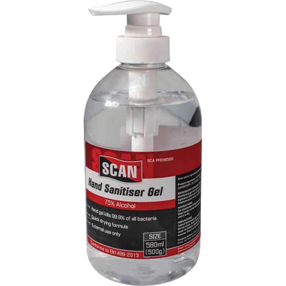 Scan Hand Sanitiser Gel 580ml - Image 1