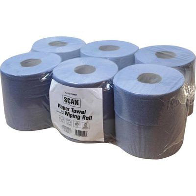 Scan C2B157F-CFR018FN Paper Towel Wiping Roll 2-Ply 176Mm X 150M (Pack 6)