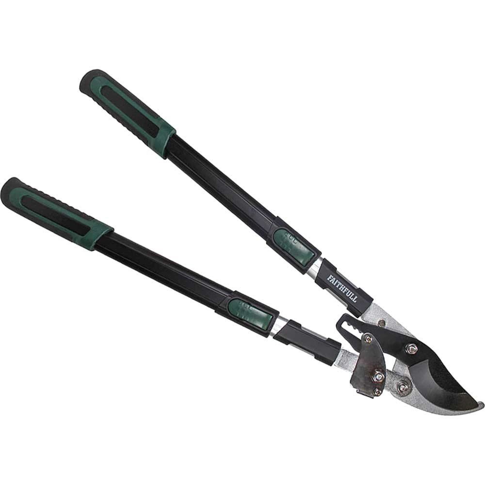 Faithfull L014081 Countryman Ratchet Bypass Telescopic Lopper - Image 1