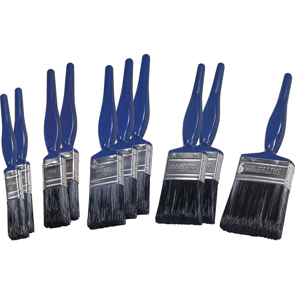 Faithfull Utility Paint Brush Set 10 Piece - Image 1