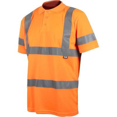 Scan SFTE04-O Hi-Vis Polo Shirt Orange - M (40In)