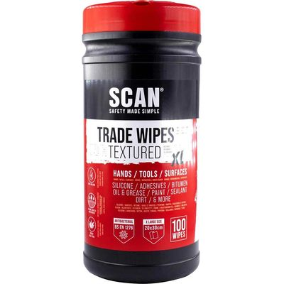 Scan ESW100/12 Heavy-Duty Trade Wipes (Tub 100)