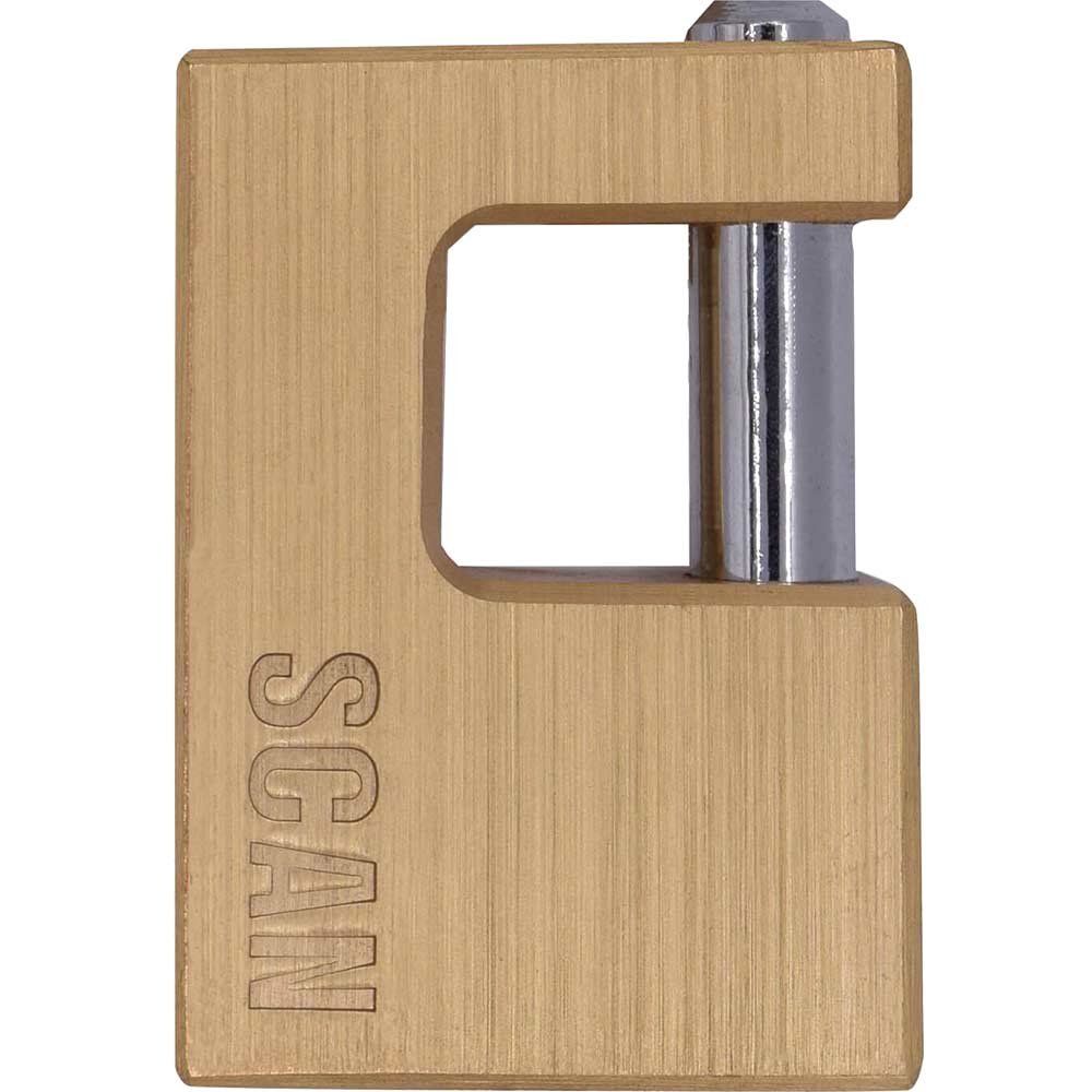 Scan ZA111-60 Brass Shutter Padlock 60Mm - Image 1
