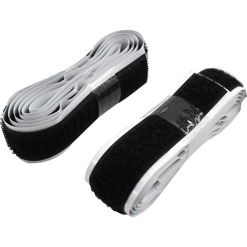 Faithfull Hook & Loop Self Adhesive Tape Black 20Mm X 1M 0170201BKLHTB - Image 1