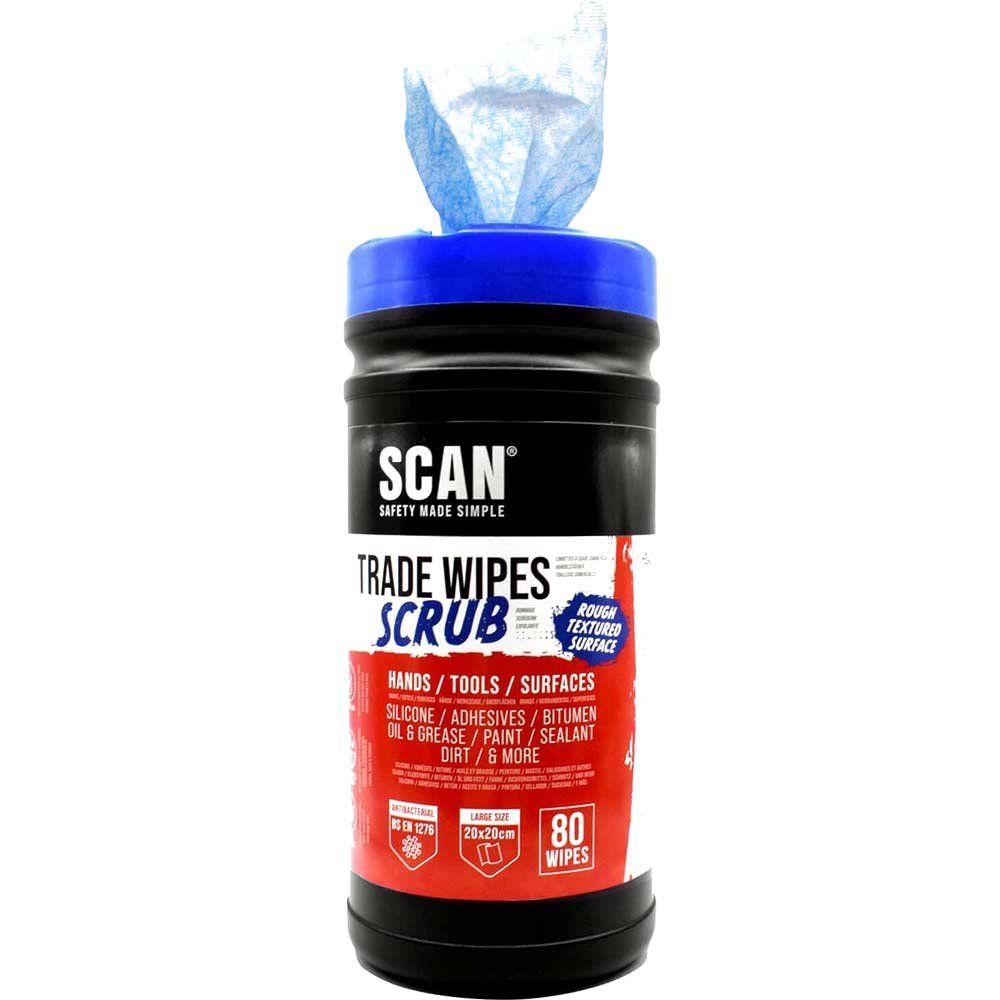 Scan Scrub Wipes (Tub 80) TWW80 - Image 1