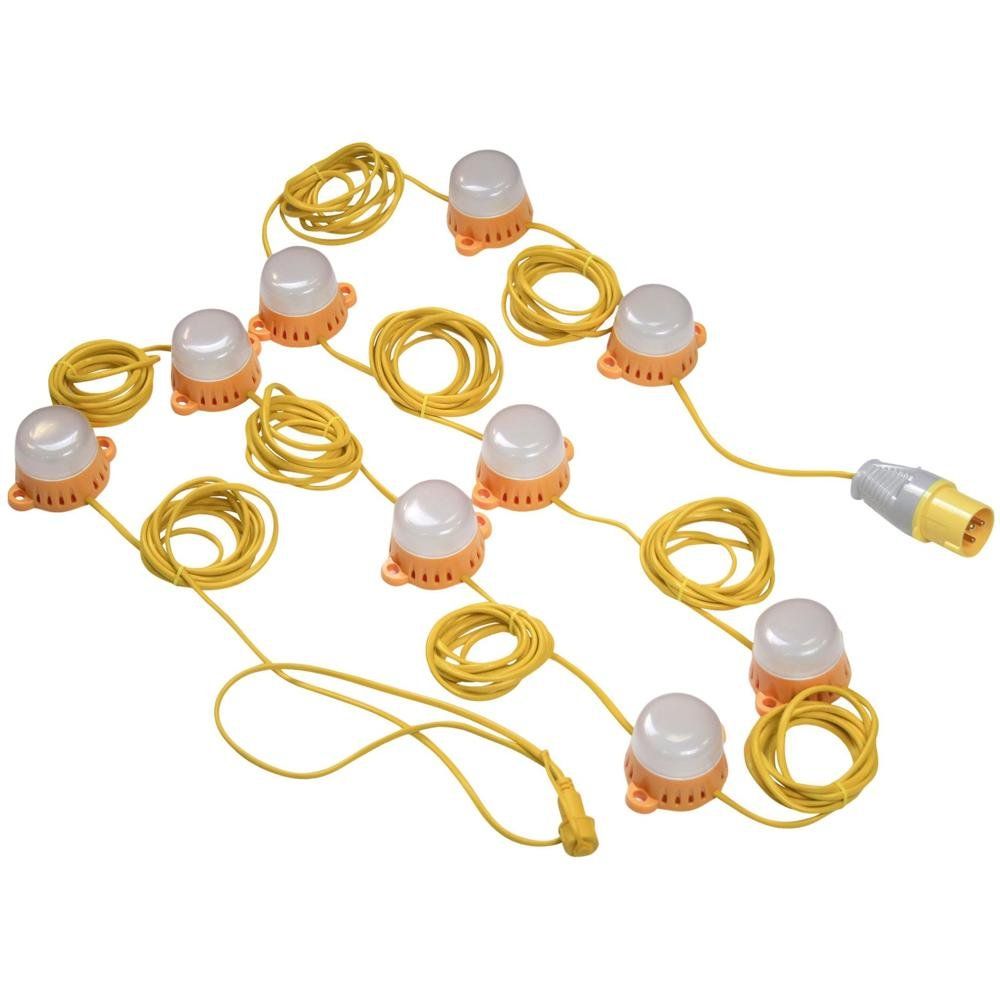 Lighthouse HI-22LED-B Led Festoon Lights 22M 10 Bulbs 110V - Image 1
