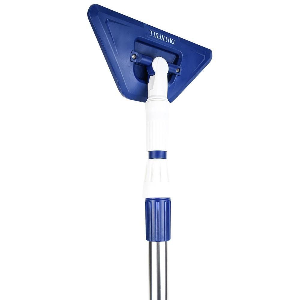 Faithfull Heavy Duty Telescopic Water Flow Brush Set - Image 1