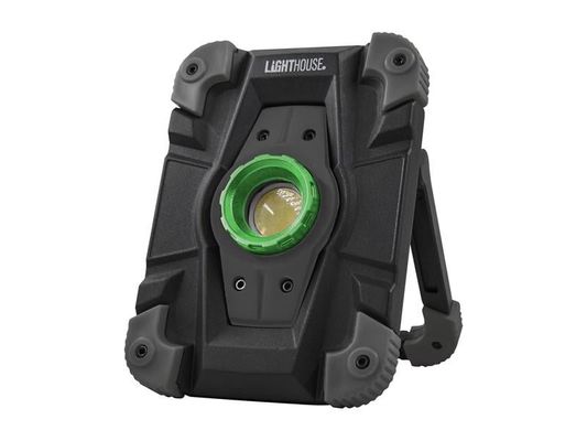 Lighthouse, Heavy-Duty Rechargeable Work Light, 2000 Lumens, Li-ion - Black