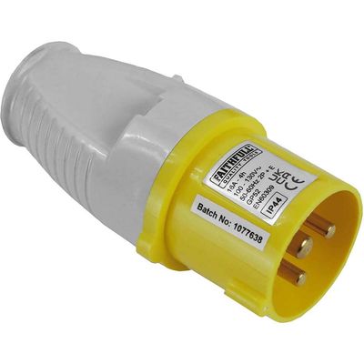 Faithfull Yellow Plug 16 amp 110v 110v