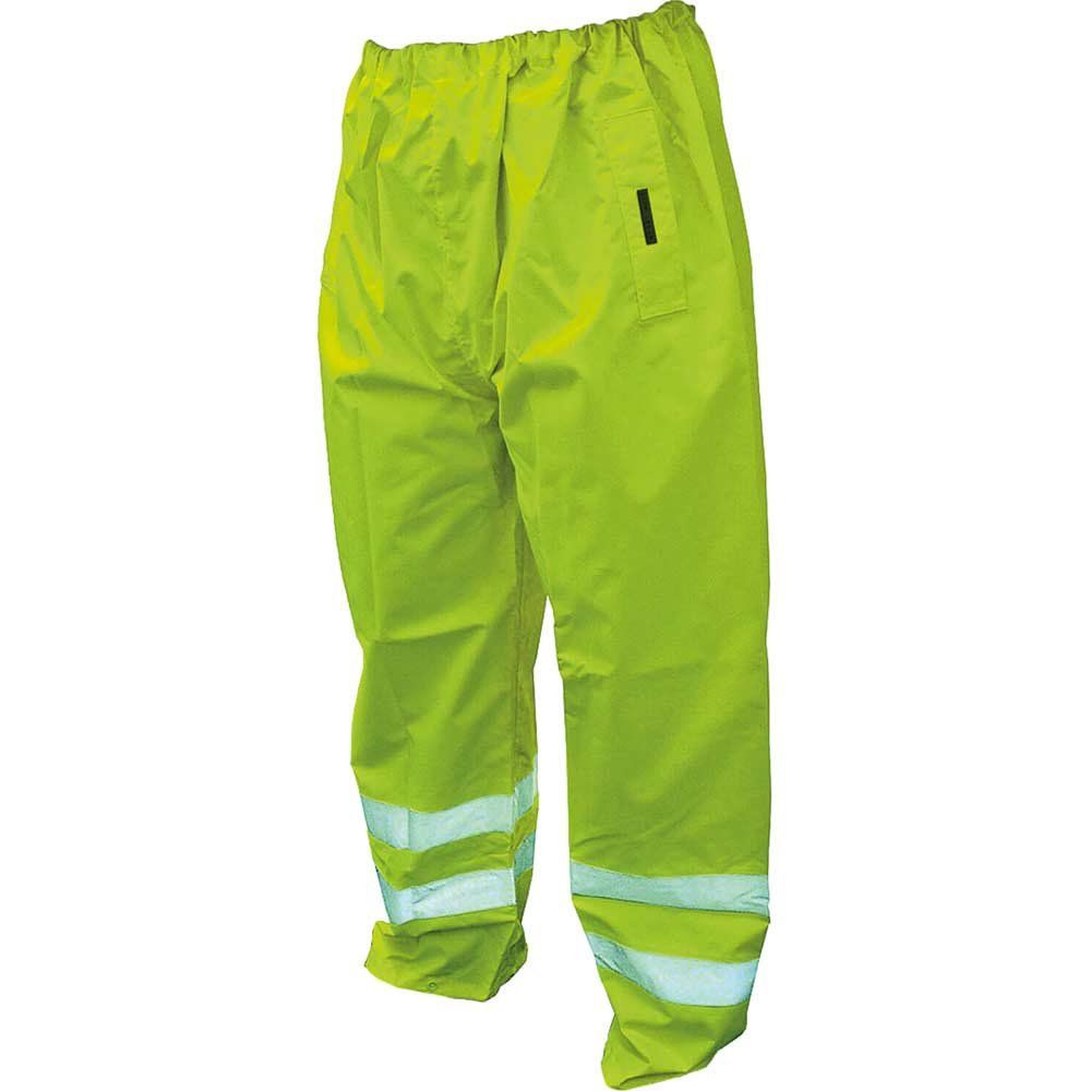Scan Hi Vis Waterproof Motorway Trousers Yellow M - Image 1
