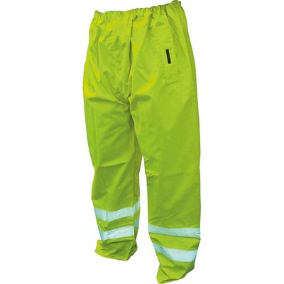Scan Hi Vis Waterproof Motorway Trousers Yellow M