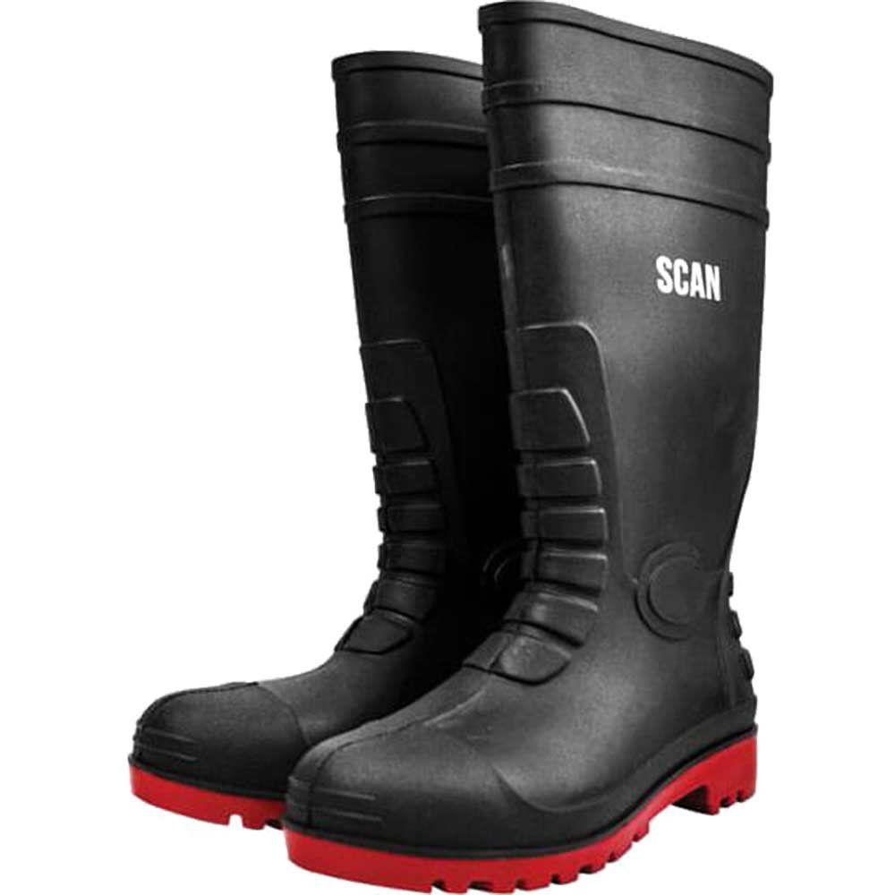 Scan W-6038 BLACK Safety Wellingtons Uk 7 Eur 41 - Image 1