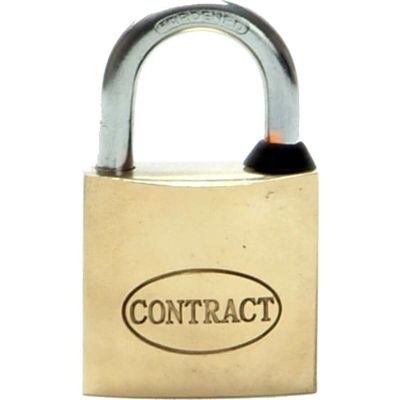Faithfull Contract Brass Padlock 32mm Standard