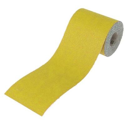 Faithfull 000078 Aluminium Oxide Sanding Paper Roll Yellow 115Mm X 50M 60G - Thumbnail 2