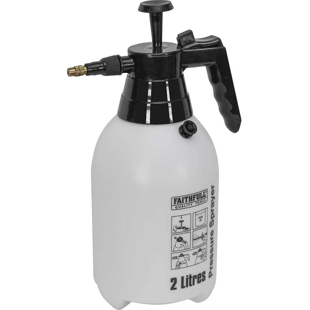 Faithfull SX-5073-6R Handheld Pressure Sprayer 2 Litre - Image 1