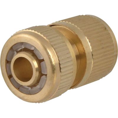 Faithfull SB3007A Brass Female Water Stop Connector 12.5Mm (1/2In)