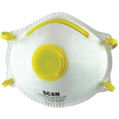 Scan DTC3M-F-3 Moulded Disposable Mask Valved Ffp1 Protection (Pack 3)