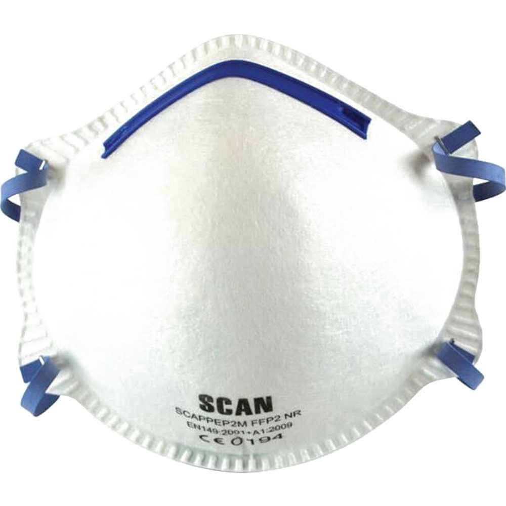 Scan DTC3M-3 Moulded Disposable Mask Ffp2 Protection (Pack 3) - Image 1