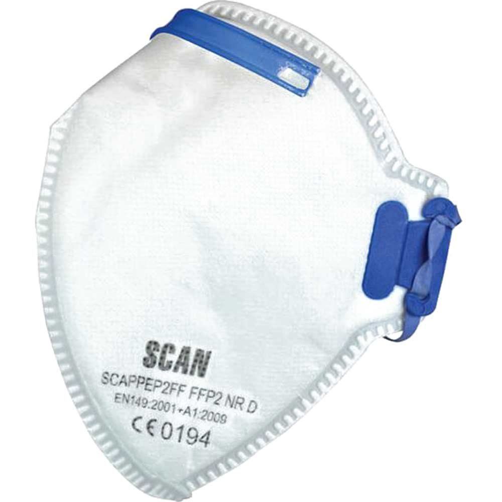 Scan DTC3XD-3 Fold Flat Disposable Mask Ffp2 Protection (Pack 3) - Image 1
