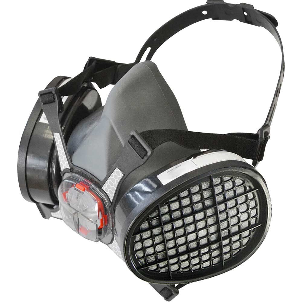 Scan BHT213-0L5-864 - F8-110 Twin Half Mask Respirator + A1 Refills - Image 1
