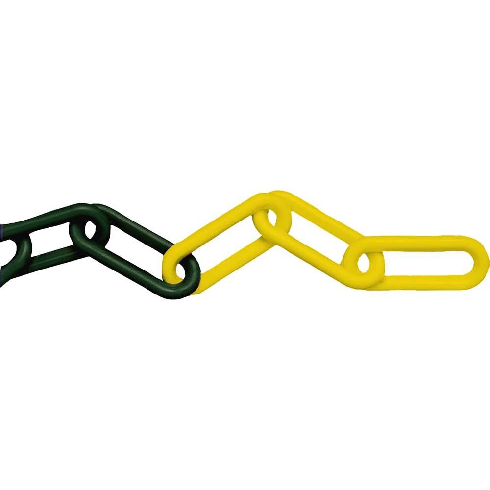 Faithfull Plastic Chain Yellow and Black 8mm 12.5m - Image 1