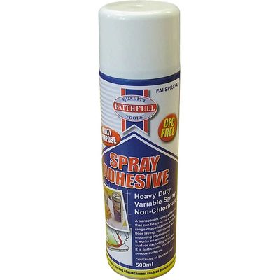 Faithfull KGFAISPRAYAD Spray Adhesive Non-Chlorinated 500Ml