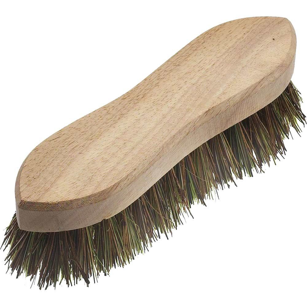 Faithfull Hand Scrubbing Brush 200Mm (8In) Unvarnished - Image 1