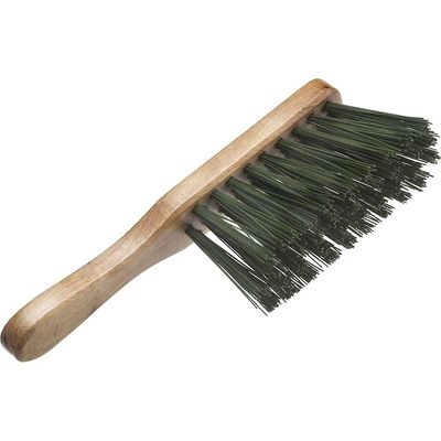 Faithfull Stiff Green Pvc Hand Brush 275Mm (11In)