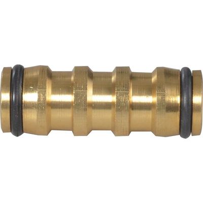 Faithfull SB3008 Brass 2-Way Hose Coupling 12.5Mm (1/2In)