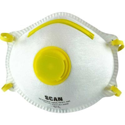 Scan DTC3M-F-10 Moulded Disposable Mask Valved Ffp1 Protection (Box 10)