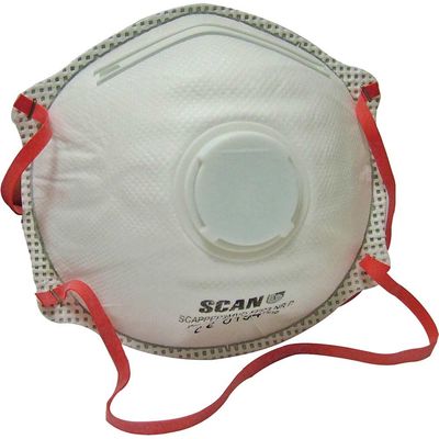 Scan DTC3C-FD-10 Moulded Disposable Valved Masks Ffp3 (Pack 10)