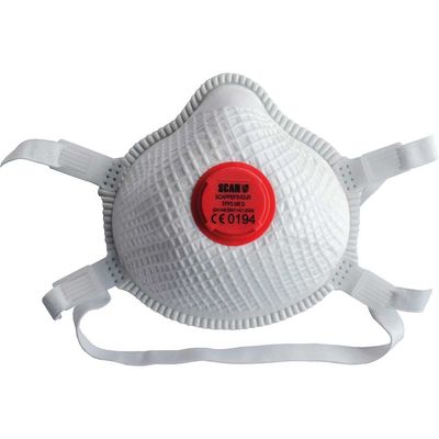 Scan DTCA1N-FD-2 Moulded Valved Masks Ffp3 With Mesh (Pack 2)