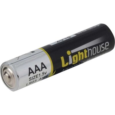 Lighthouse LR03 Aaa Lr03 Alkaline Batteries 1120 Mah Aaa Lr03