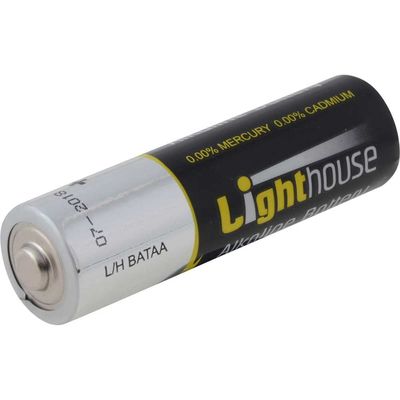Lighthouse LR6 Aa Lr6 Alkaline Batteries 2400 Mah (Pack 4)