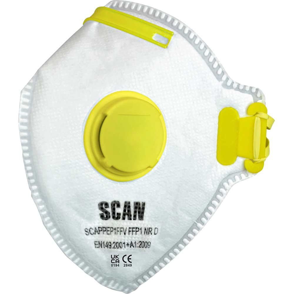 Scan DTC3X-FD-10 Fold Flat Valved Disposable Mask Ffp1 (Pack Of 10) - Image 1
