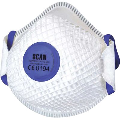 Scan DTCA1N-FD-2 Moulded Duranet Disposable Mask Ffp2 (Pack Of 2)