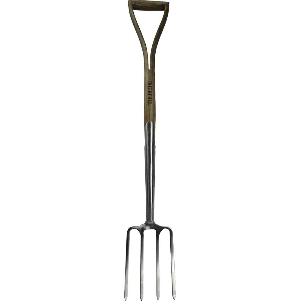 Faithfull RI11-VRSSDFWSYD Prestige Stainless Steel Digging Fork Ash Handle - Image 1