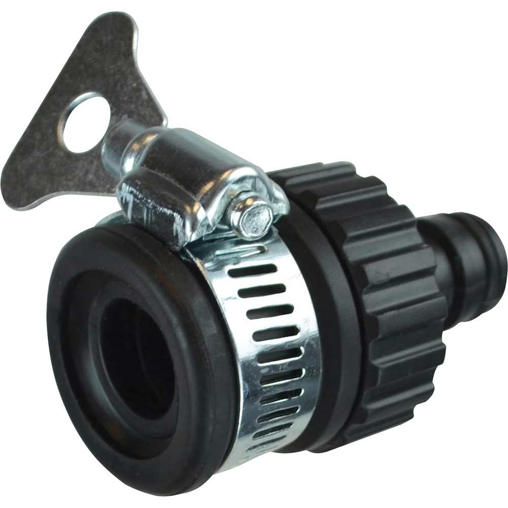 Faithfull YM5832 Plastic Universal Tap Hose Connector - Image 1