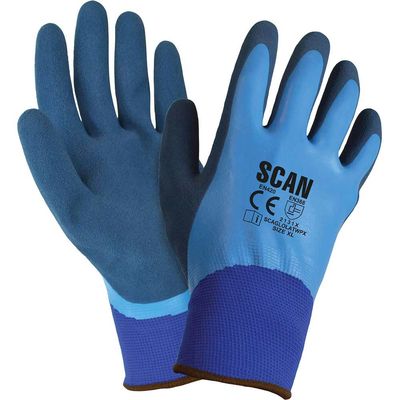 Scan 2ARK64L-36 Waterproof Latex Gloves - Xl (Size 10)