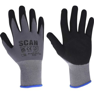 Scan Breathable Microfoam Nitrile Gloves - M (Size 8)